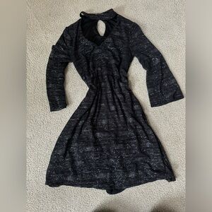 Cloth and people halter neck fit flare dress sexy midi night out sexy party